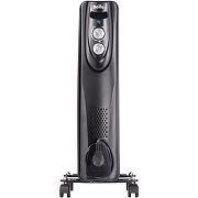 Масляный радиатор Ballu Classic Black BOH/CL-09BRN2000 9 секций цвет Черный графитовый-1