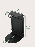 Держатель дозатора Schein 2070013004690 цвет Черный матовый-2