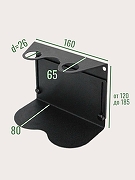 Держатель дозатора Schein 2070013004706 цвет Черный матовый-2