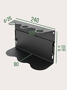 Держатель дозатора Schein 2070013004713 цвет Черный матовый-2