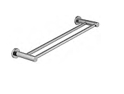 Полотенцедержатель Fima Carlo Frattini Accessori F6001/60SN двойной цвет Никель брашированный