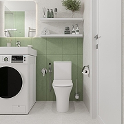 Ершик для унитаза STWORKI Дублин HADB33300 цвет Хром-9