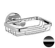 Мыльница Remer Guest GS11CFP цвет Черный брашированный хром