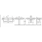 Раковина подвесная Jacob Delafon Reve 120 E4800-00 цвет Белый-4