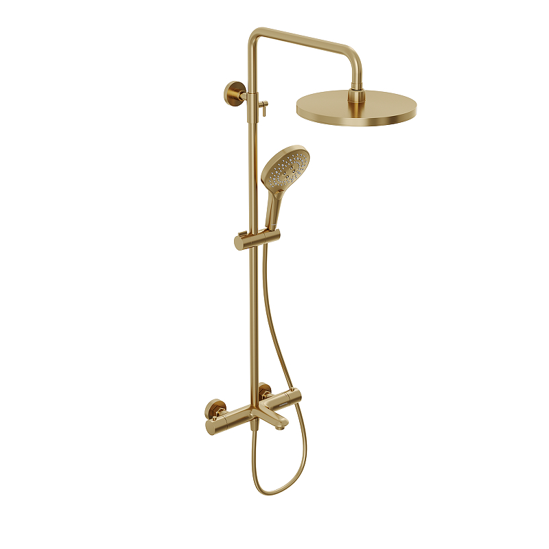 Душевая система Abelsberg Perfecta SNS61102BG с термостатом 