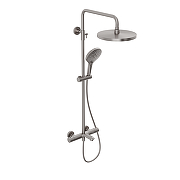 Душевая система Abelsberg Perfecta SNS61102BN с термостатом цвет Титан