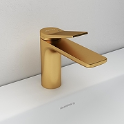 Смеситель для раковины Abelsberg Intensa EGF23520BG цвет Королевское золото-1