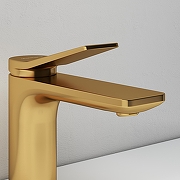 Смеситель для раковины Abelsberg Intensa EGF23520BG цвет Королевское золото-2