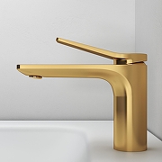 Смеситель для раковины Abelsberg Intensa EGF23520BG цвет Королевское золото-4