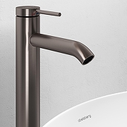 Смеситель для раковины Abelsberg Fluida ERF22003BN цвет Титан-1