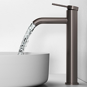 Смеситель для раковины Abelsberg Fluida ERF22003BN цвет Титан-3