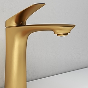 Смеситель для раковины Abelsberg Perfecta INF60101BG цвет Королевское золото-2