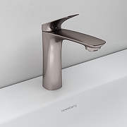 Смеситель для раковины Abelsberg Perfecta INF60101BN цвет Титан-1