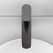 Смеситель для раковины Abelsberg Perfecta INF60102GM цвет Космическая сталь-3