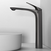 Смеситель для раковины Abelsberg Perfecta INF60102GM цвет Космическая сталь-4