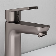 Смеситель для раковины Abelsberg Lineara UNF23508BN цвет Титан-2