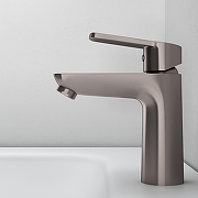 Смеситель для раковины Abelsberg Lineara UNF23508BN цвет Титан-4