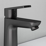 Смеситель для раковины Abelsberg Lineara UNF23508GM цвет Космическая сталь-2