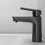 Смеситель для раковины Abelsberg Lineara UNF23508GM цвет Космическая сталь-4