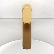 Смеситель для раковины Abelsberg Lineara UNF23509BG цвет Королевское золото-3