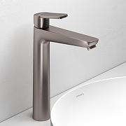 Смеситель для раковины Abelsberg Lineara UNF23509BN цвет Титан-1