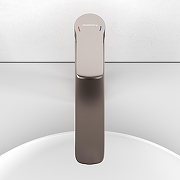 Смеситель для раковины Abelsberg Lineara UNF23509BN цвет Титан-3