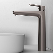 Смеситель для раковины Abelsberg Lineara UNF23509BN цвет Титан-4