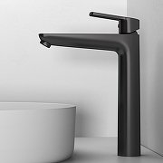 Смеситель для раковины Abelsberg Lineara UNF23509GM цвет Космическая сталь-4