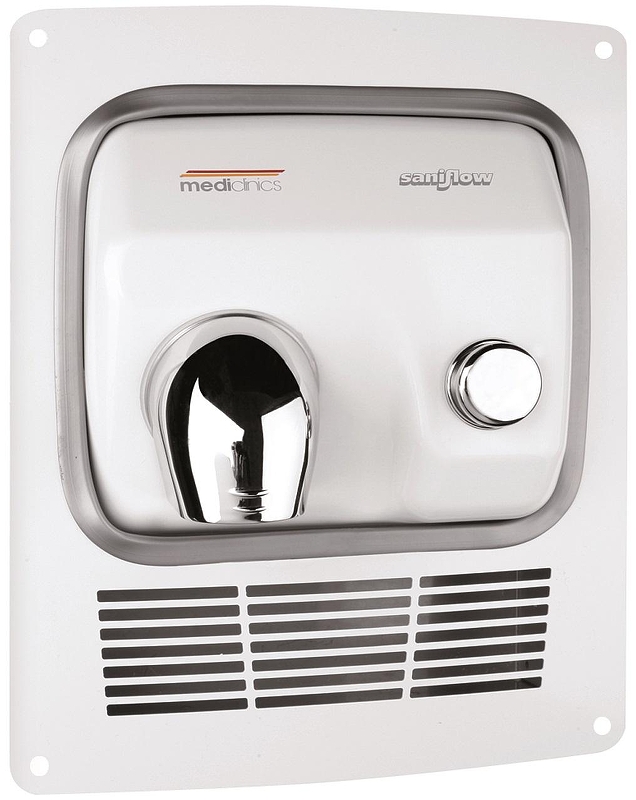 Комплект для встраиваемой сушилки для рук Mediclinics Saniflow KT0005 