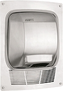 Комплект для встраиваемой сушилки для рук Mediclinics Mediflow KT0010CS цвет Нержавеющая сталь матовая