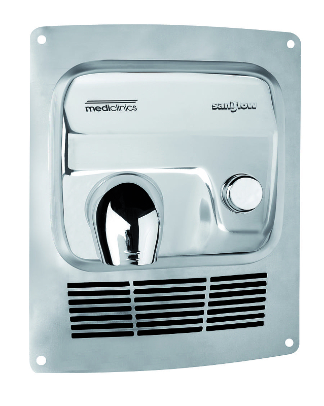 Комплект для встраиваемой сушилки для рук Mediclinics Saniflow KT0005C 
