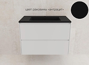 Тумба под раковину Style Line Лима 80 ЛС-00002354 подвесная цвет Белый матовый-5