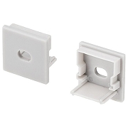 Набор заглушек для профиля Arlight ARH-WIDE-B-H20 Square 016190 цвет белый
