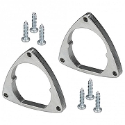 Набор скоб для встраивания профиля Arlight OVAL-SG 017269 цвет стальной
