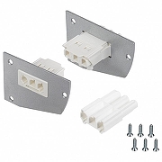 Набор заглушек для профиля Arlight SHELF-MULTI 017299 цвет серый