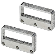 Набор из 2 фиксаторов для профиля Arlight WIDE-H11 SG-W32 017287 цвет арматуры Серебро