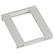Рамка на 1 пост Arlight SHELF-MULTI 017300 цвет Серебро