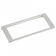Рамка на 1 пост Arlight SHELF-MULTI двойная 017302 цвет Серебро