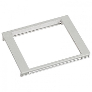 Рамка на 1 пост Arlight SHELF-MULTI одинарная 017303 цвет Серебро