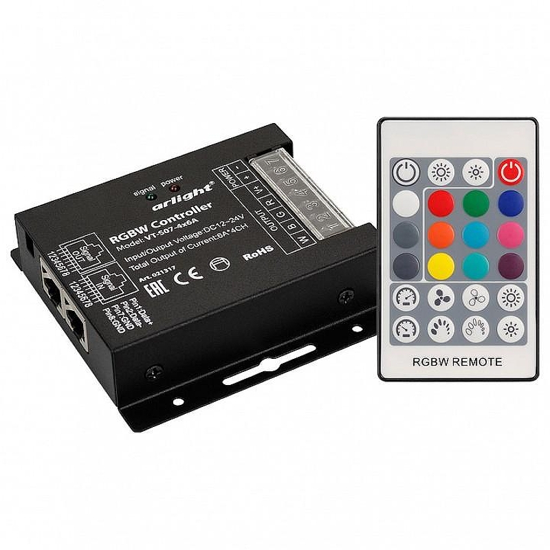 Контроллер-регулятор цвета RGBW с пультом ДУ Arlight VT-S07 021317 