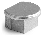 Заглушка для профиля Arlight KLUS 022013 цвет серебристый-1