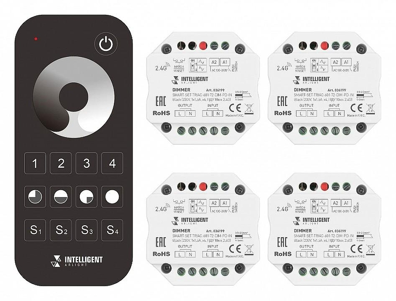 Контроллер-диммер с пультом ДУ Arlight TRIAC 036199 