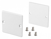 Набор заглушек для профиля Arlight LINE 040252(1) цвет белый