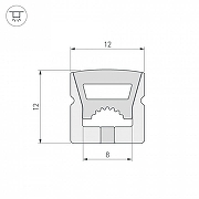 Короб накладной гибкий Arlight WPH 040829 цвет белый-1