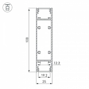 Профиль универсальный Arlight SL-LINE 043112 цвет белый-3