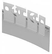 Профиль для плинтусов гибкий Arlight FANTOM 043675(1) цвет белый