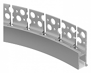 Профиль встраиваемый с нишей Arlight FANTOM 043694(1) цвет серебристый