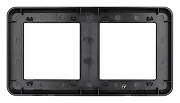 Рамка на 2 поста Arlight FRM 043778 цвет Черный-1