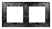 Рамка на 2 поста Arlight FRM 043797 цвет Черный-1