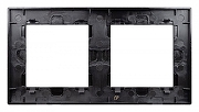 Рамка на 2 поста Arlight FRM 043855 цвет Черный-1